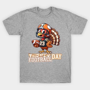 Turkey Day Football Day T-Shirt